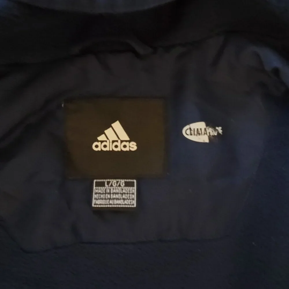 Men's Adidas Notre Dame Hooded Jacket Large